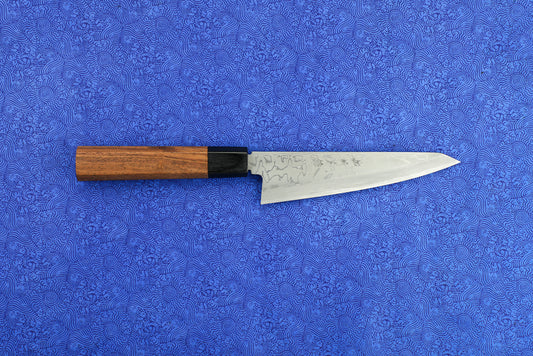 Hideo Kitaoka Shirogami Suminagashi Honesuki 150mm