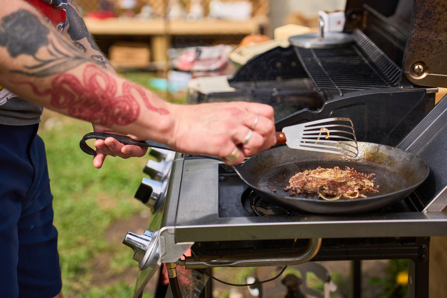 Turk Handforged 34CM Carbon Steel Frying Pan