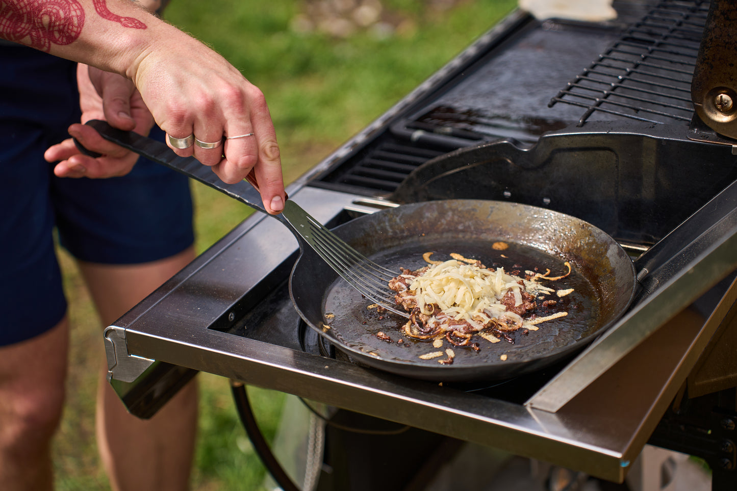 Turk Handforged 34CM Carbon Steel Frying Pan