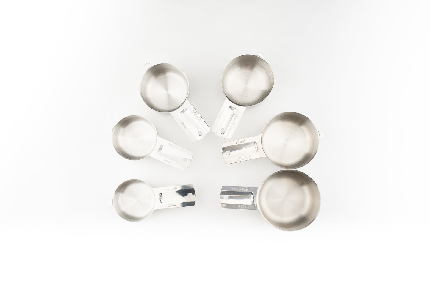 Knifewear Stainless Steel 6 peice Measuring Cups Set from Knifewear