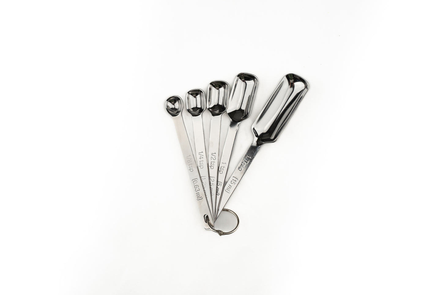 Knifewear Stainless Steel 5 peice Measuring Spoons Set from Knifewear