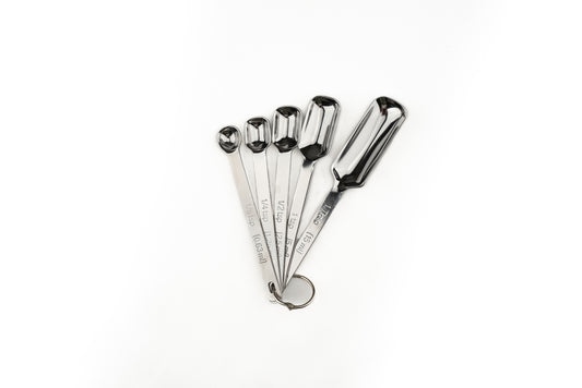 Knifewear Stainless Steel 5 peice Measuring Spoons Set from Knifewear