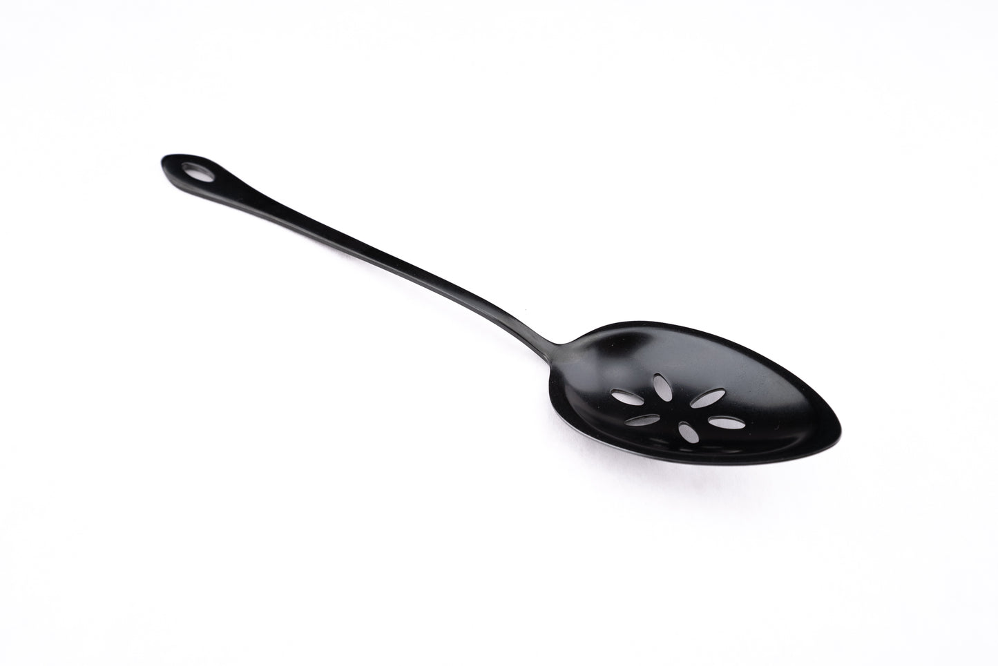 Gestura 00 Gunmetal Slotted Kitchen Spoon from Gestura