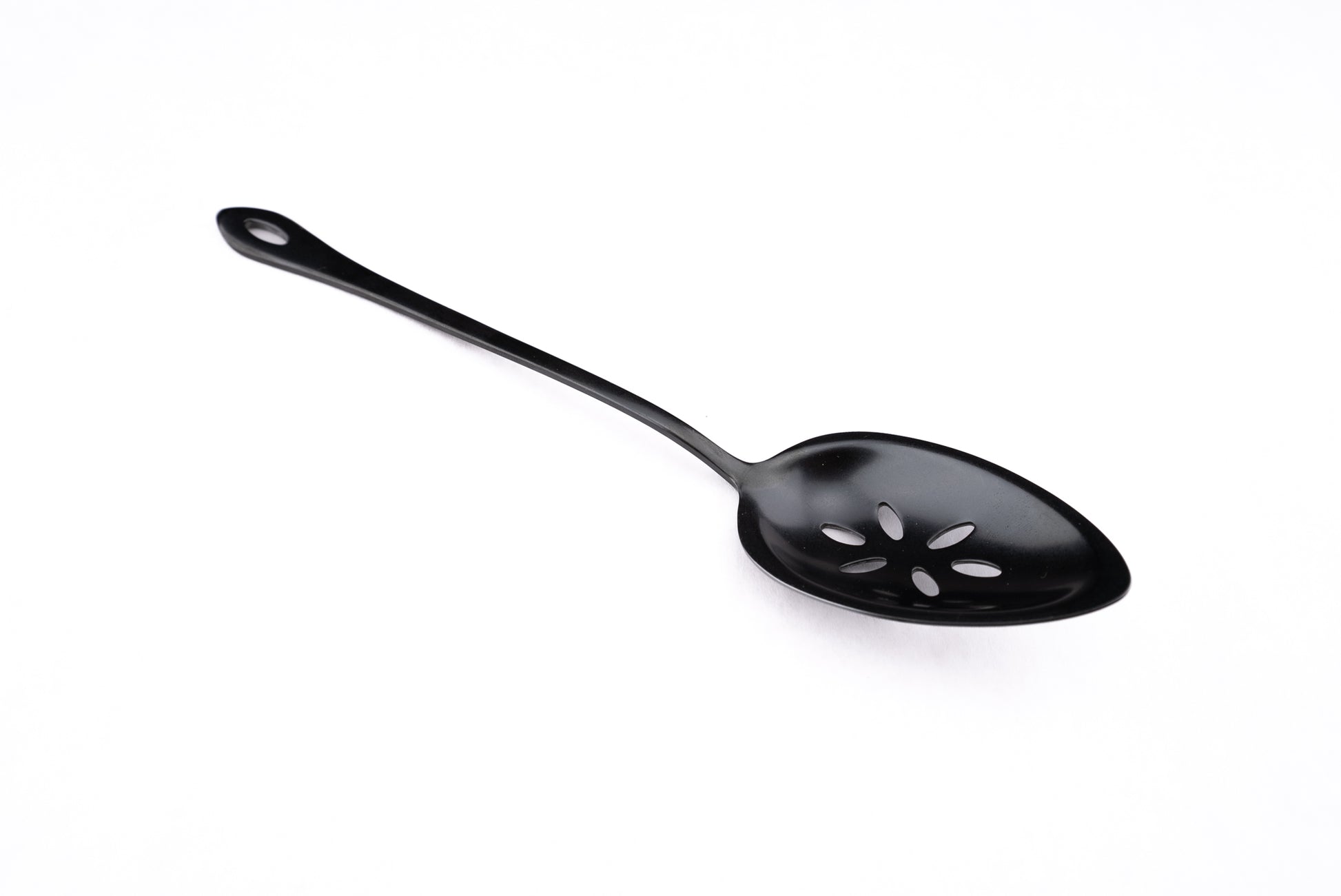 Gestura 00 Gunmetal Slotted Kitchen Spoon from Gestura