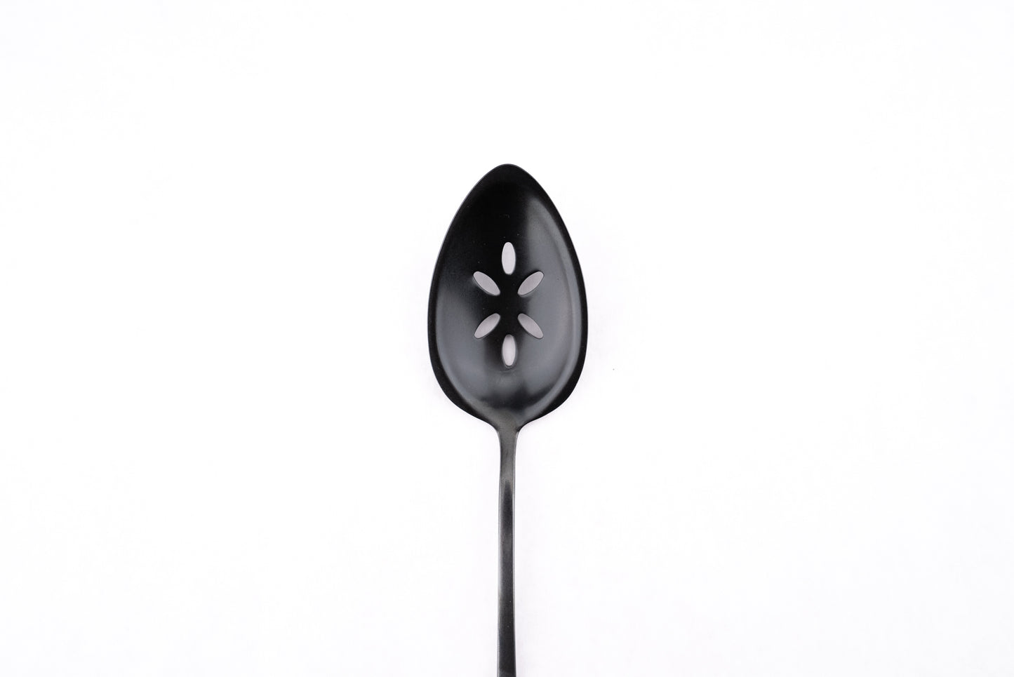 Gestura 00 Gunmetal Slotted Kitchen Spoon from Gestura