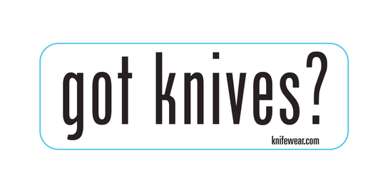 Knifewear "Got Knives?" Sticker