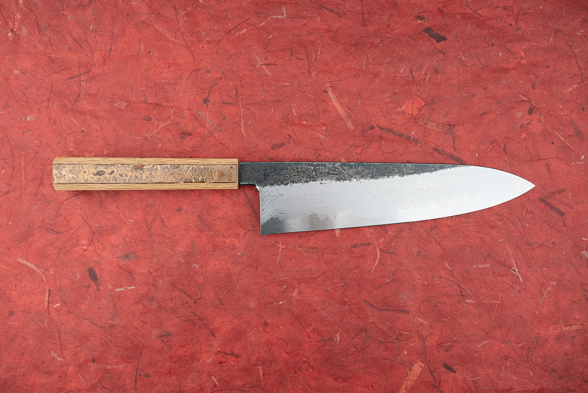Hado Sakai Sumi B1D Gyuto 240mm Cherry Bark Handle from Hado Sakai