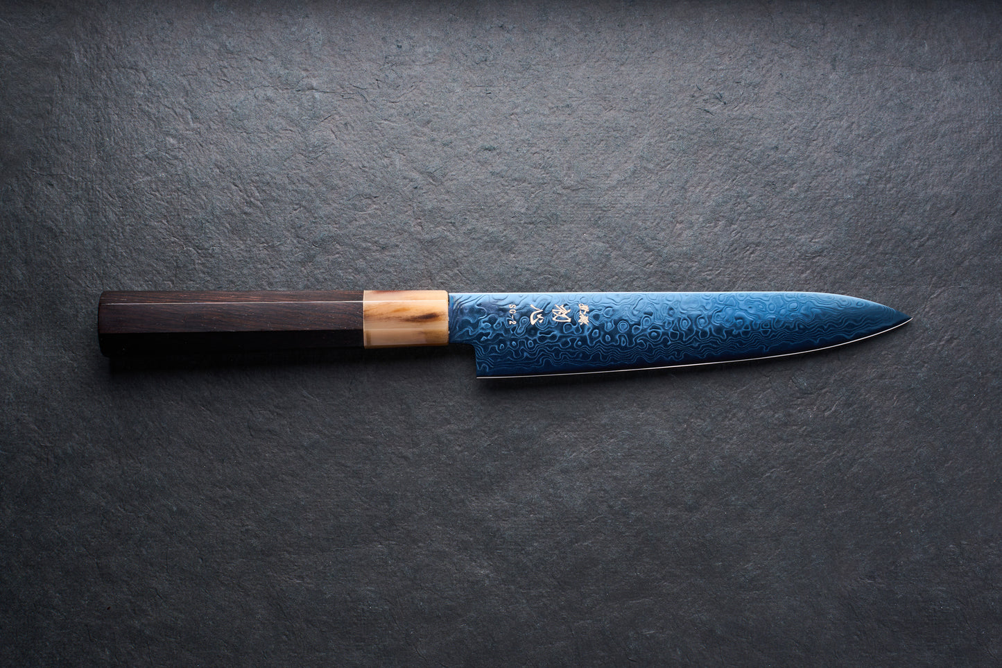 Hatsukokoro Ryuhyo SG2 Damascus BLUE Petty 150mm
