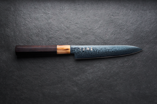 Hatsukokoro Ryuhyo SG2 Damascus BLUE Petty 150mm