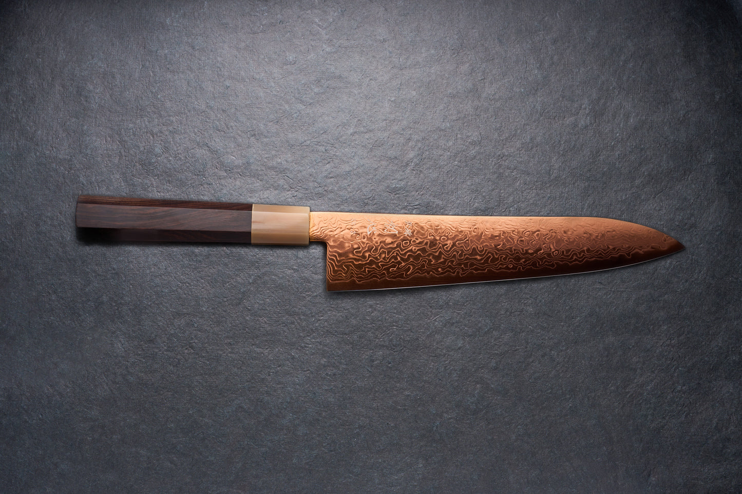 Hatsukokoro Ryuhyo SG2 Damascus COPPER Gyuto 210mm