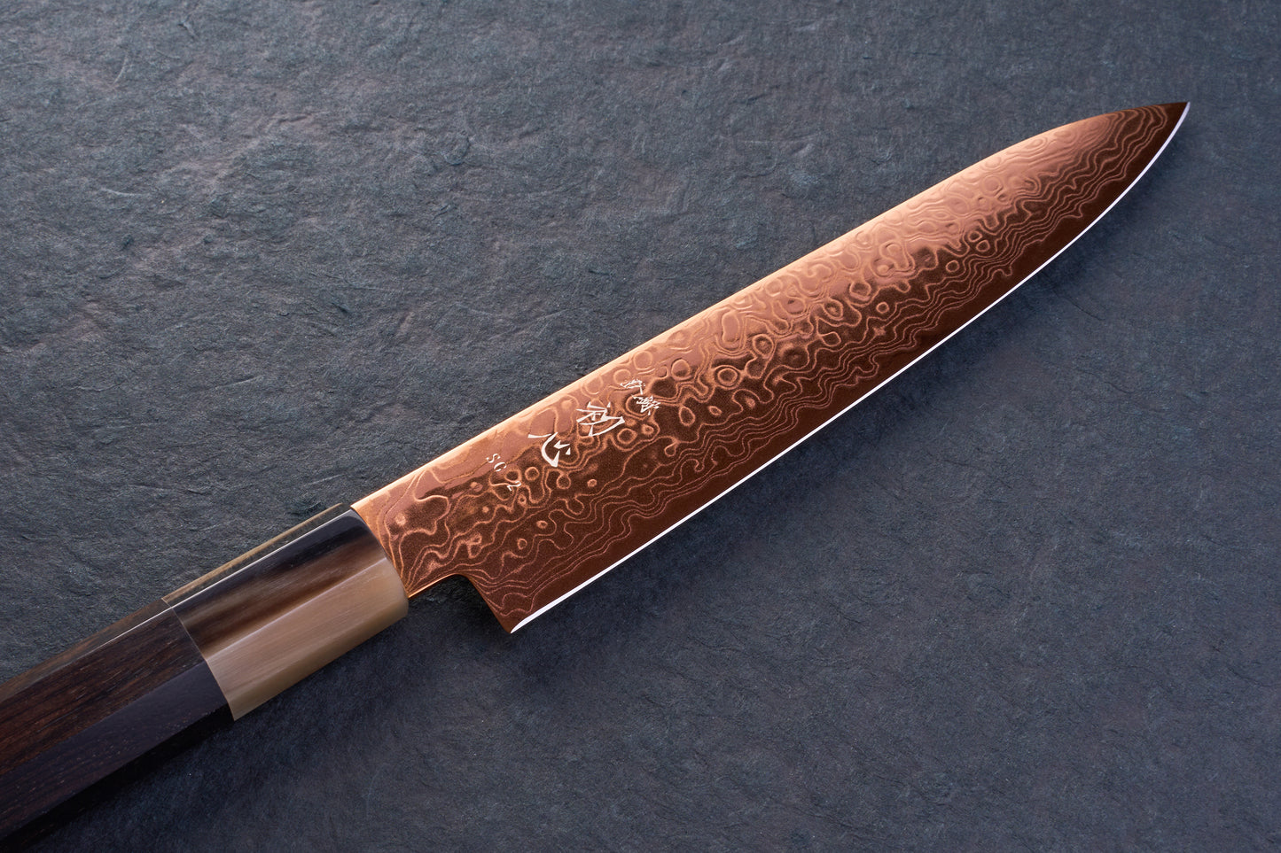 Ryuhyo SG2 Damascu Hatsukokoro s COPPER Petty 150mm