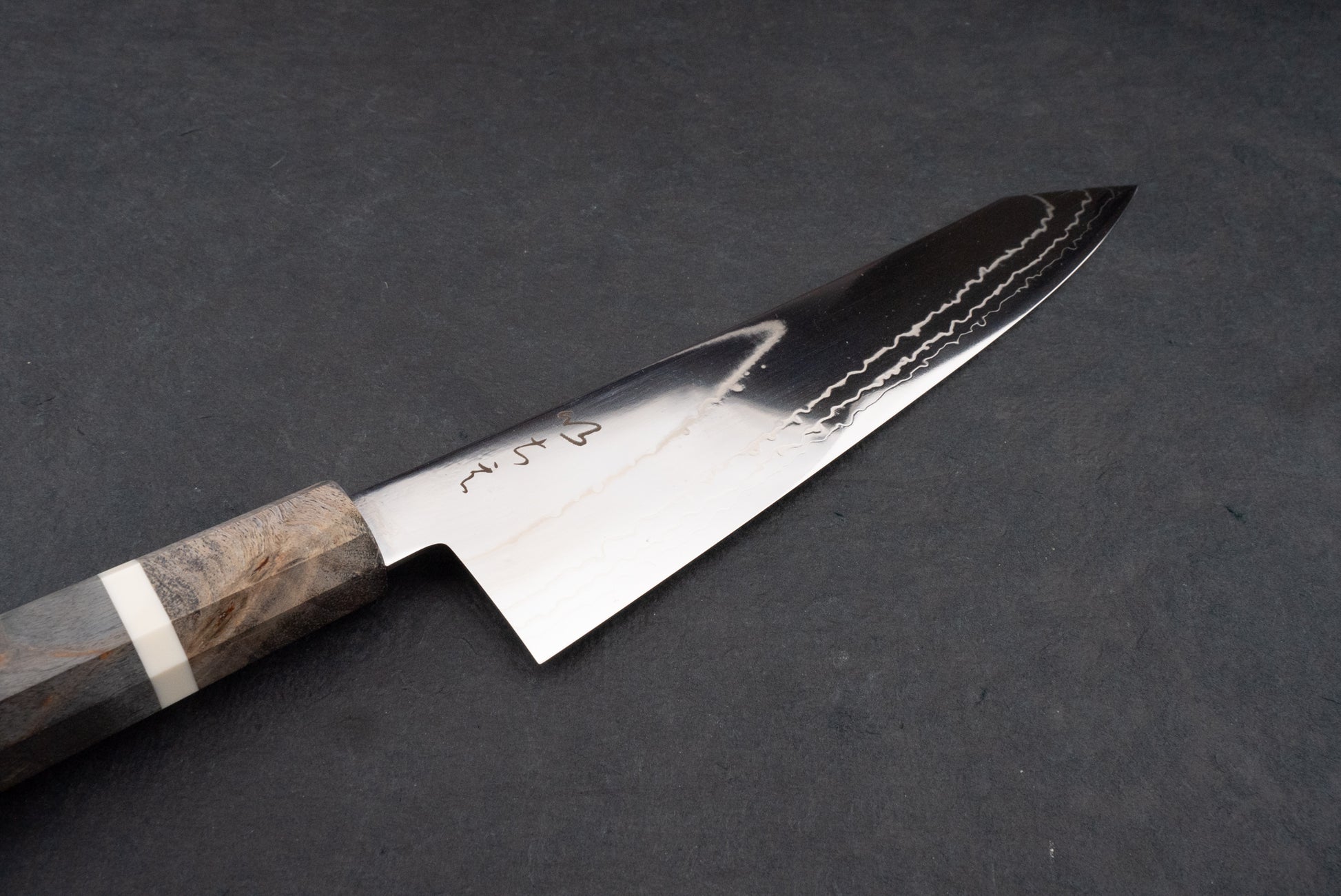 ICHIE Ginsan Damascus Kiritsuke Gyuto 210mm from Ichigo Ichie