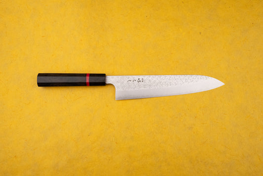 ICHIE x Shibata Knives SG2 Tsuchime Gyuto 210mm