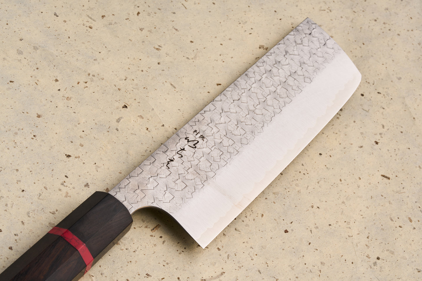 ICHIE x Shibata Knives SG2 Tsuchime Nakiri 165mm