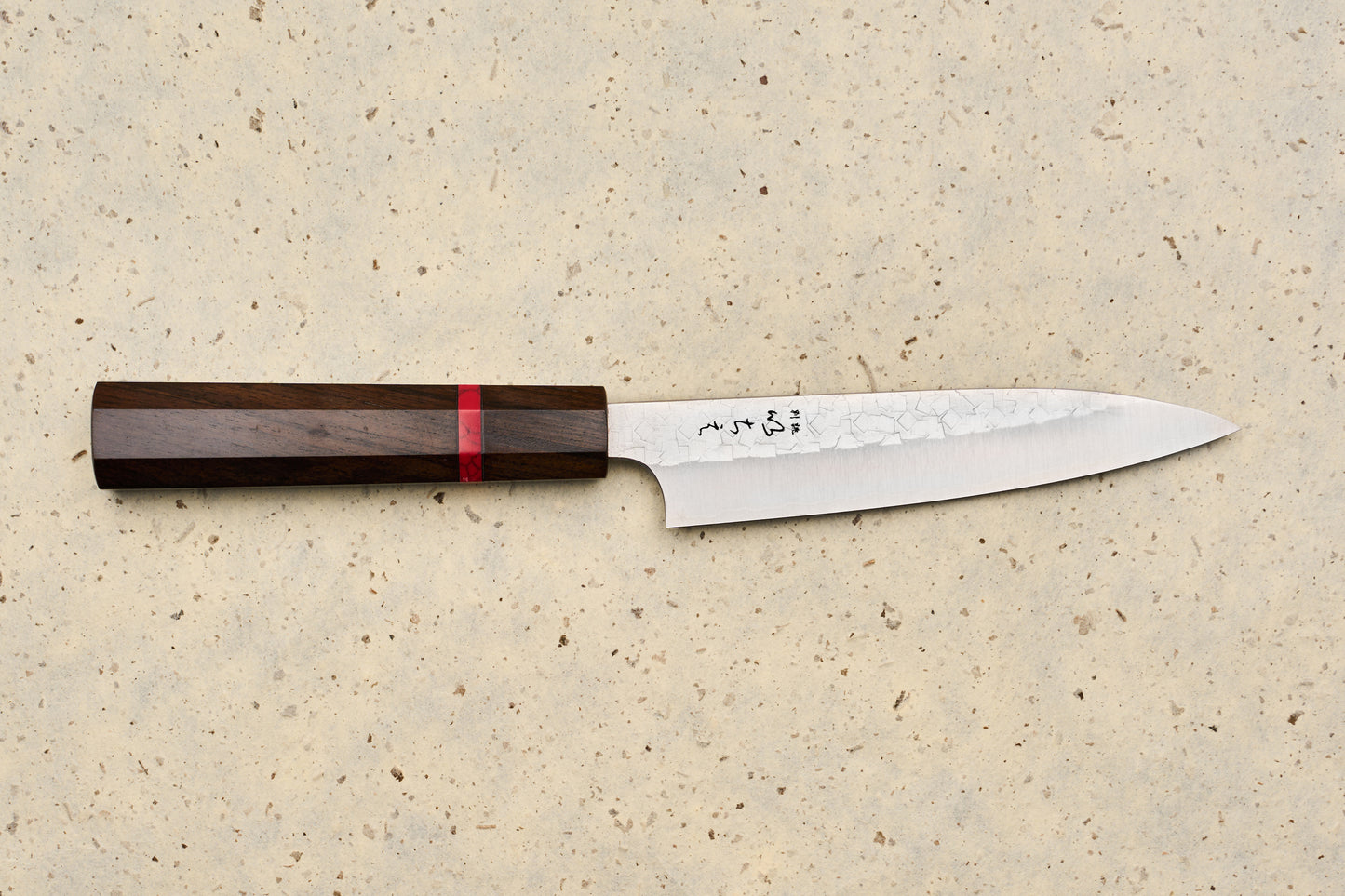 ICHIE x Shibata Knives SG2 Tsuchime Petty 135mm