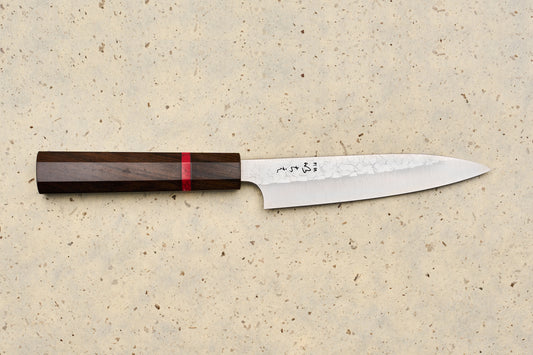 ICHIE x Shibata Knives SG2 Tsuchime Petty 135mm