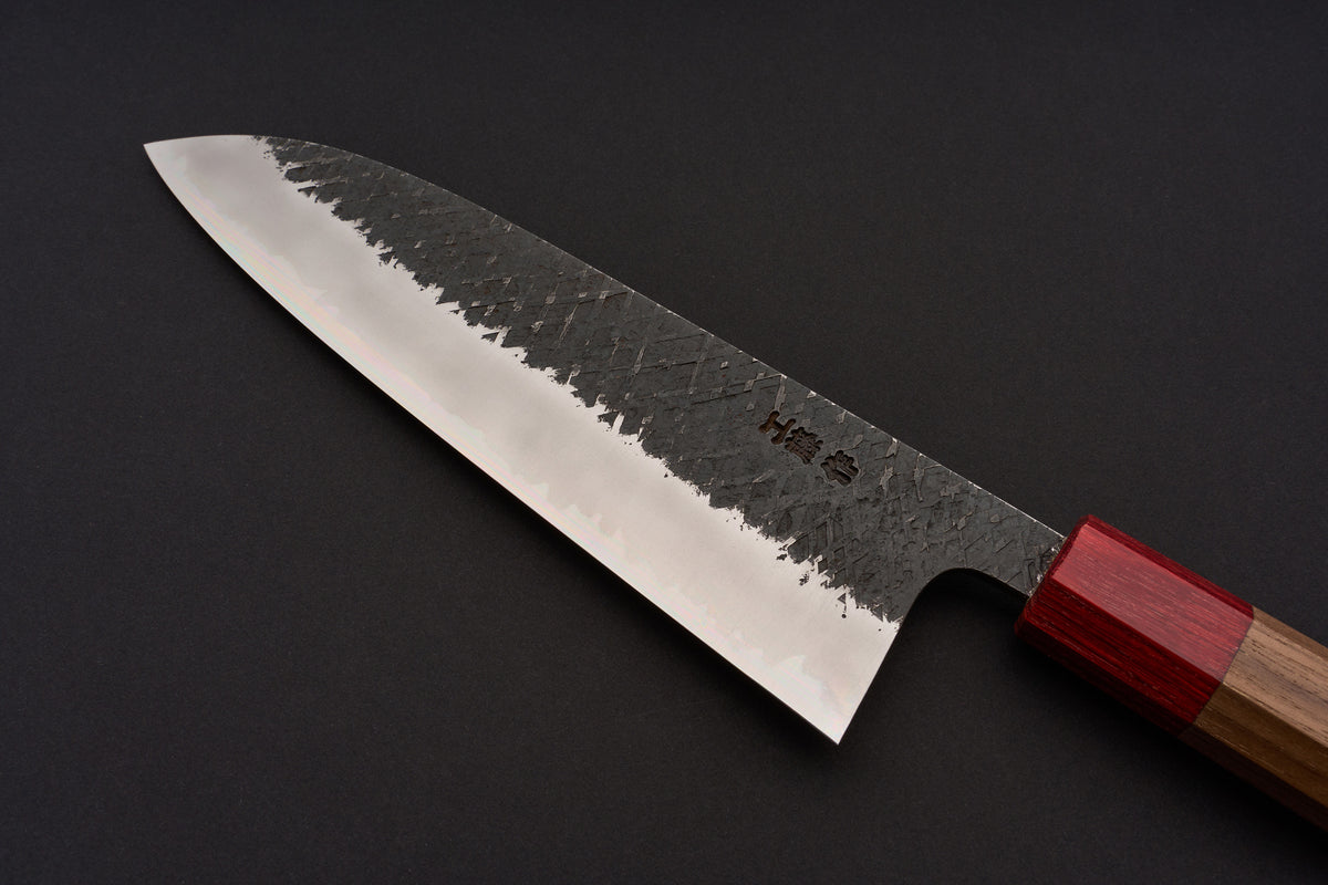 Kudo Hamono AS Kurouchi Tsuchime Santoku 180mm
