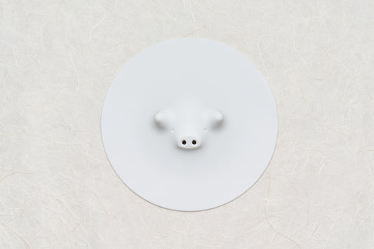 Marna Piggy Silicone Otoshibuta and Steamer Lid