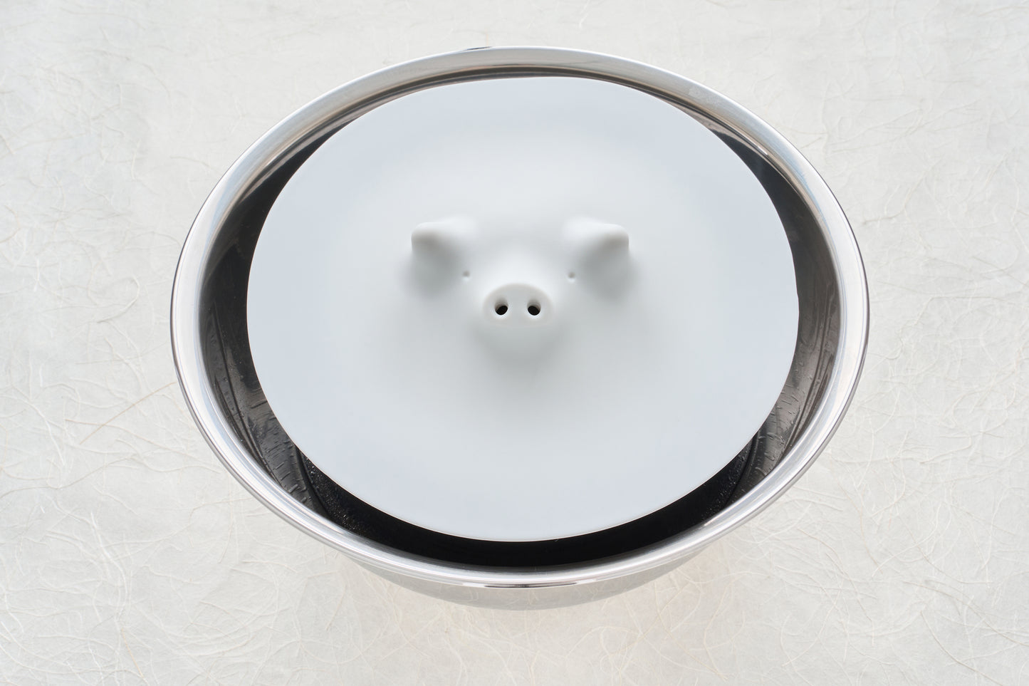 Marna Piggy Silicone Otoshibuta and Steamer Lid