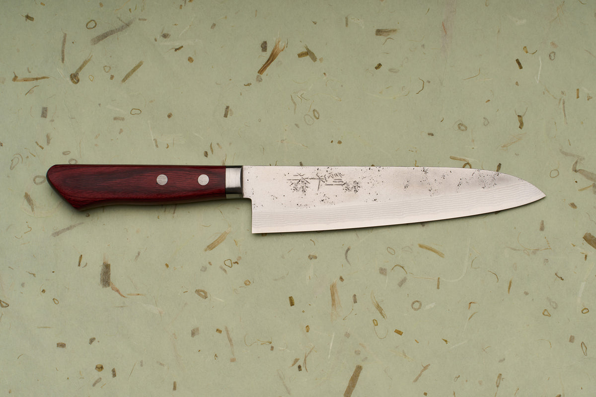 Masutani Sekka VG10 Nashiji Damascus Gyuto 180mm