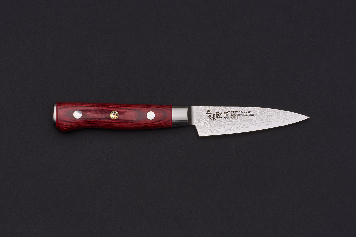 Mcusta Zanmai Classic Pro Damascus Flame Petty 90mm