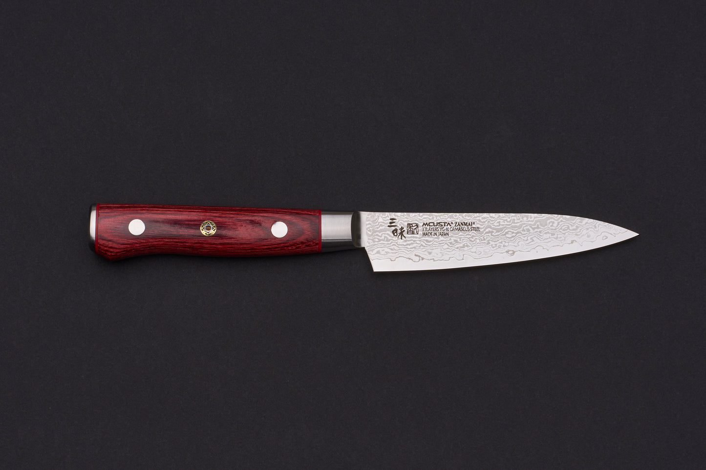 Mcusta Zanmai Classic Pro Damascus Flame Petty 110mm