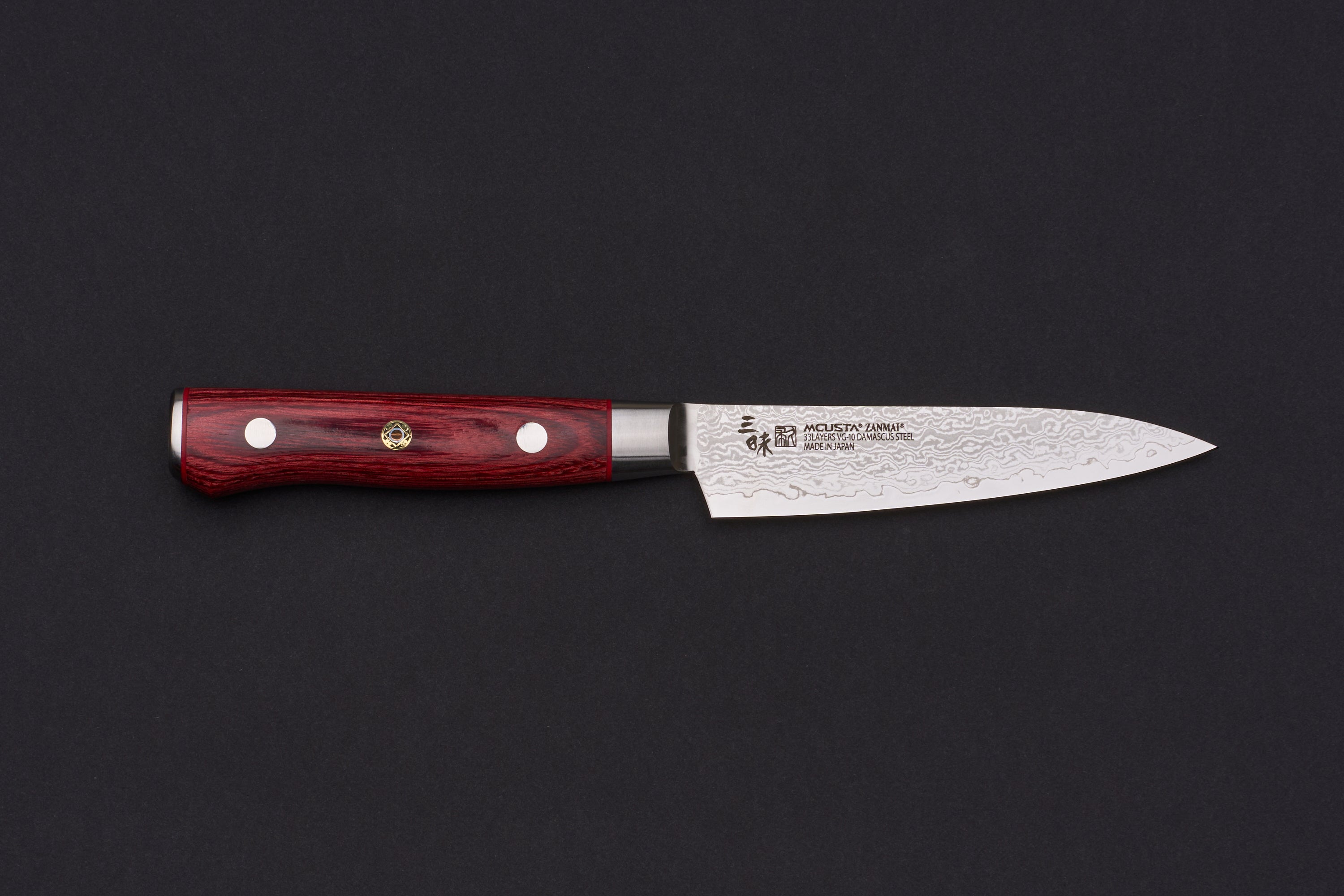 Mcusta Zanmai Classic Pro Damascus Flame Petty 110mm