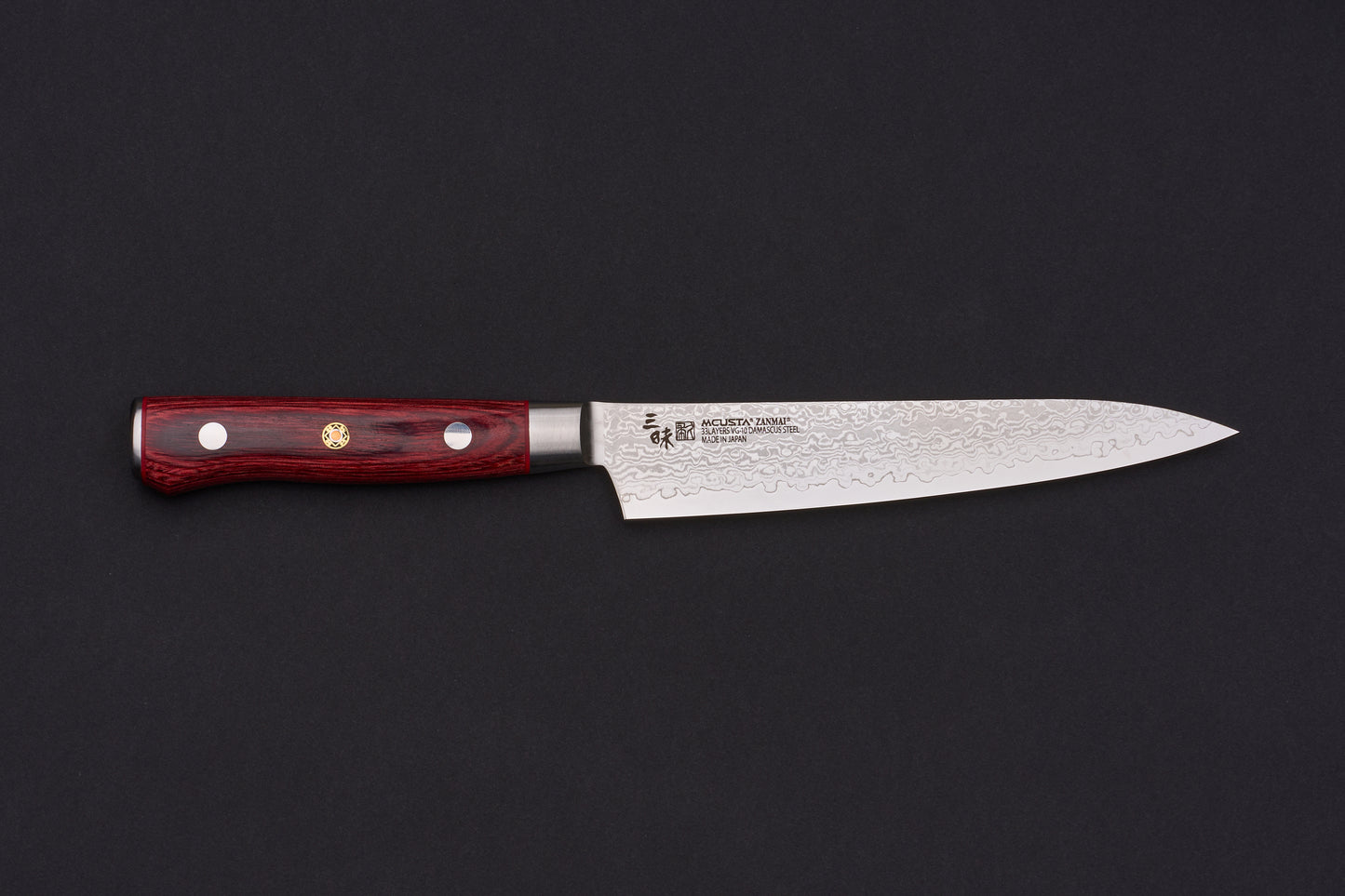 Mcusta Zanmai Classic Pro Damascus Flame Petty 150mm