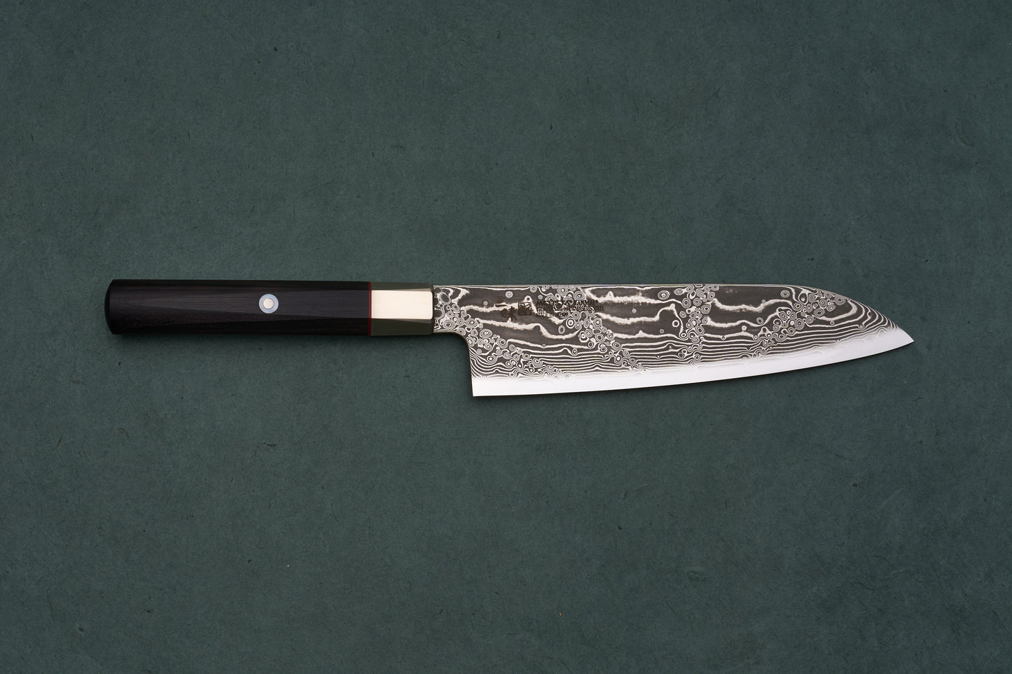 Mcusta Zanmai Hybrid III Splash Santoku 180mm