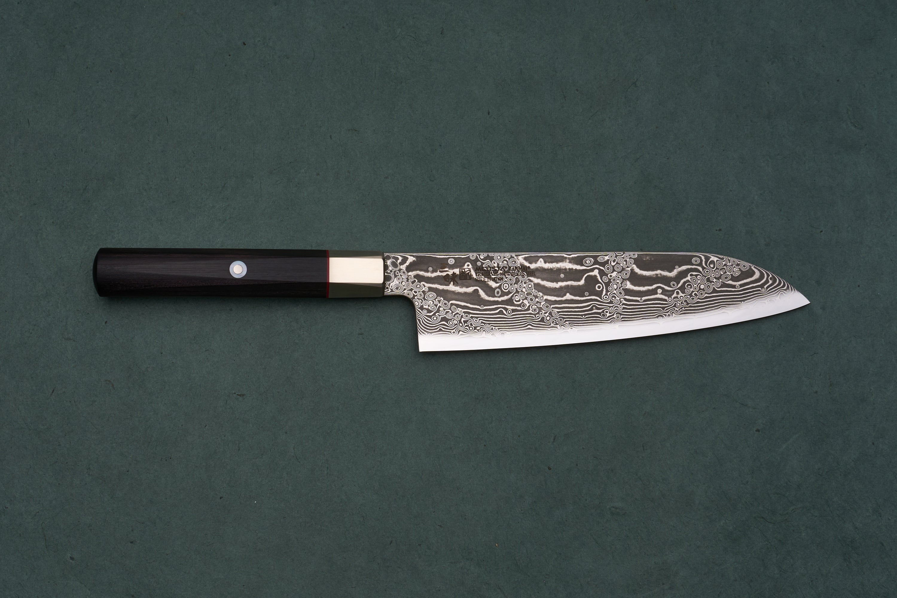 Mcusta Zanmai Hybrid III Splash Santoku 180mm