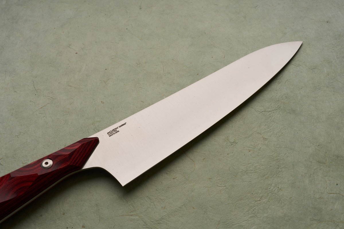 Mcusta Zanmai ONE Ginsan Custom Handle Gyuto 210mm