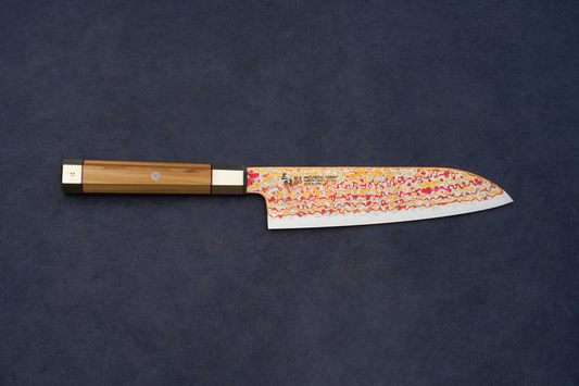 Mcusta Zanmai Ultimate III Phoenix Blanc Santoku 180 mm