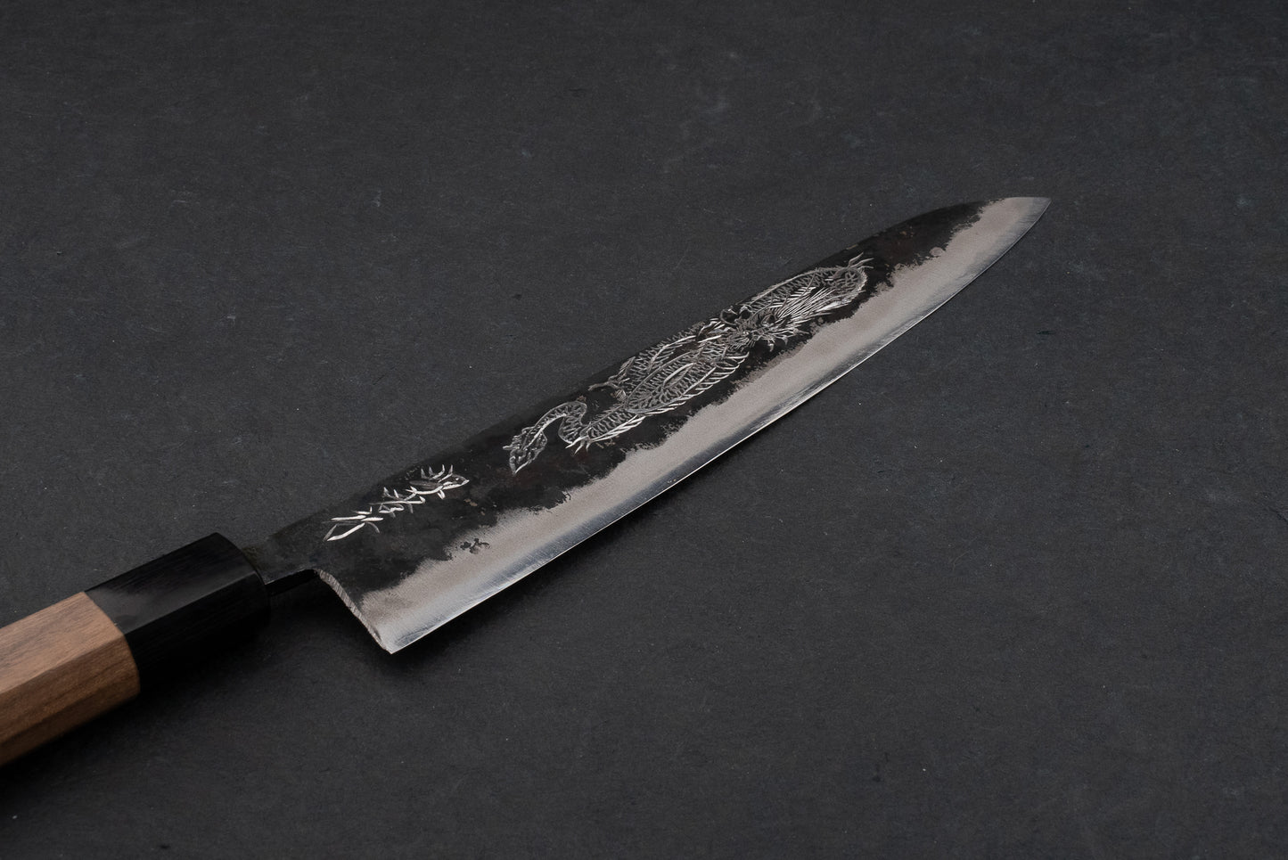 Sakai Takayuki Michiko Kubota Engraved Aogami Gyuto 240mm "Dragon"