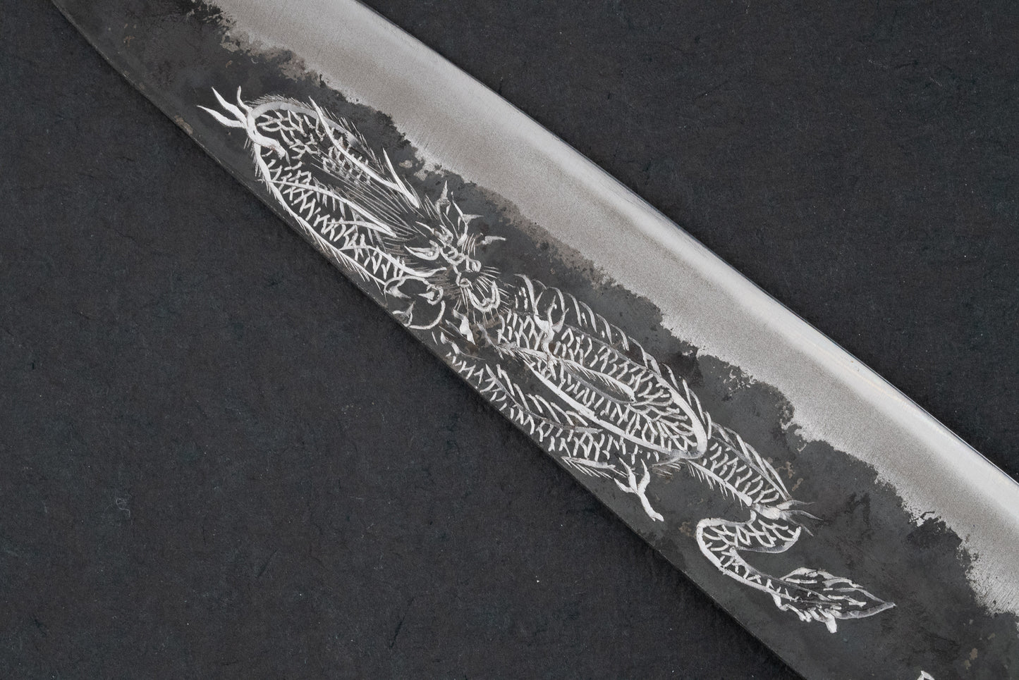 Sakai Takayuki Michiko Kubota Engraved Aogami Gyuto 240mm "Dragon"