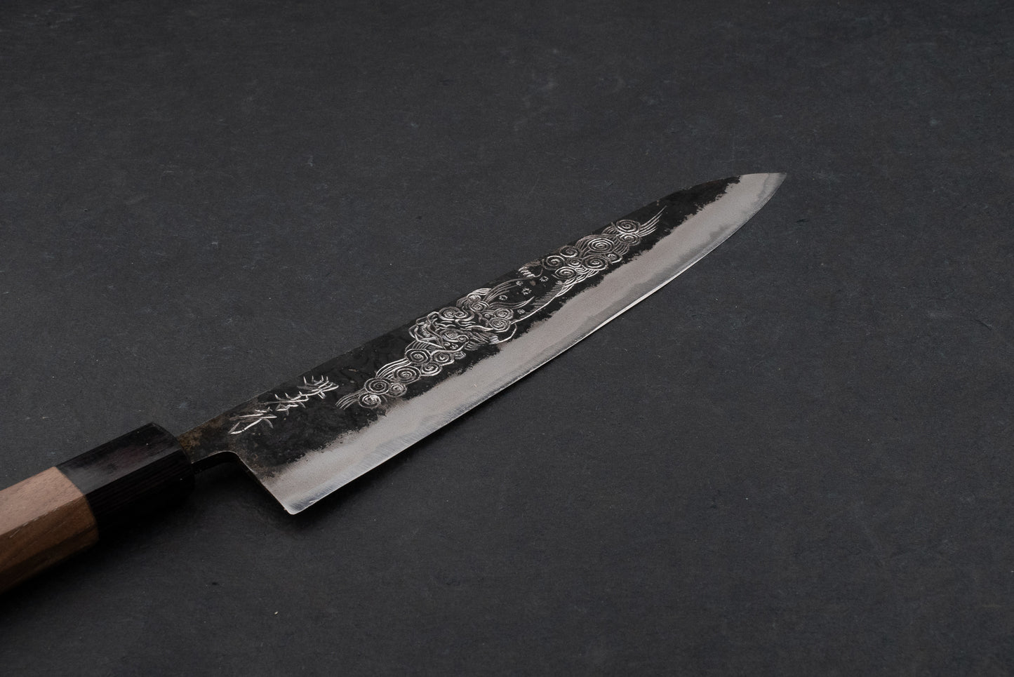 Sakai Takayuki Michiko Kubota Engraved Aogami Gyuto 240mm "Lion"