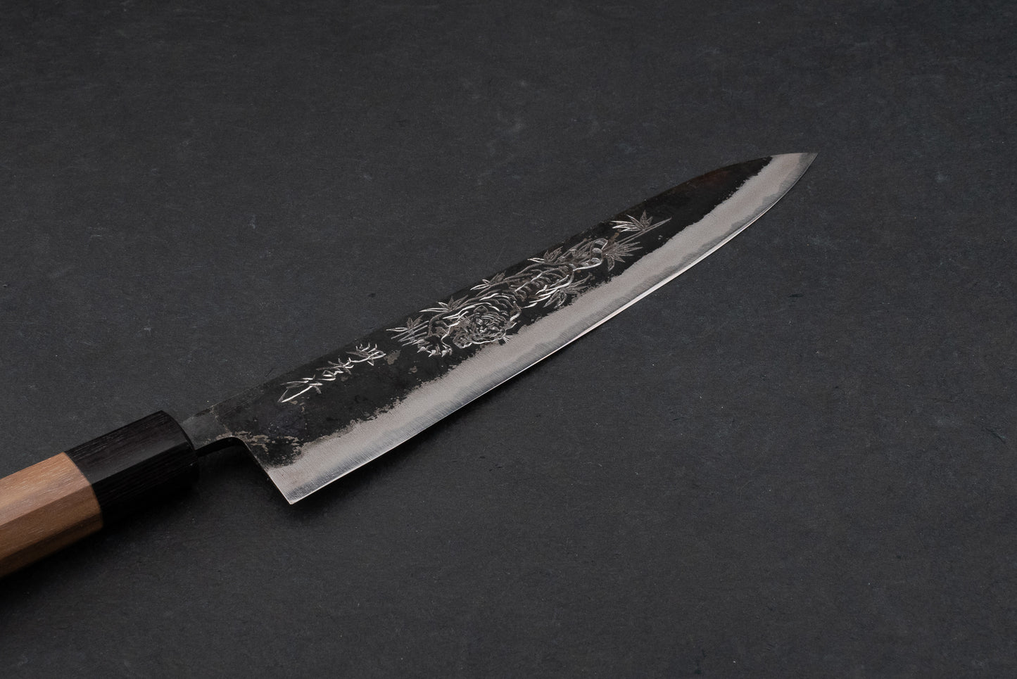 Sakai Takayuki Michiko Kubota Engraved Aogami Gyuto 240mm "Tiger"