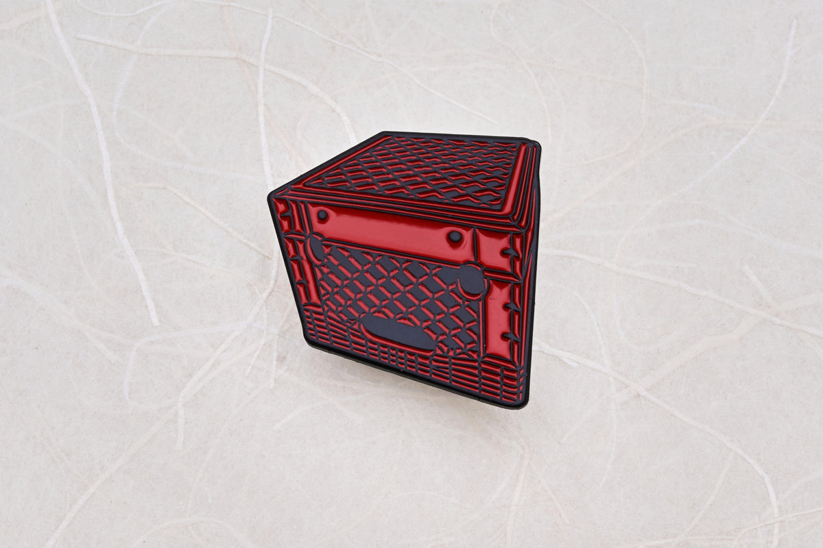 Milk Crate "Kitchen Throne" Enamel Pin