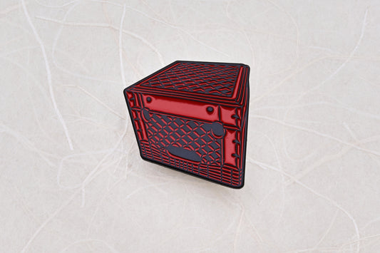 Milk Crate "Kitchen Throne" Enamel Pin