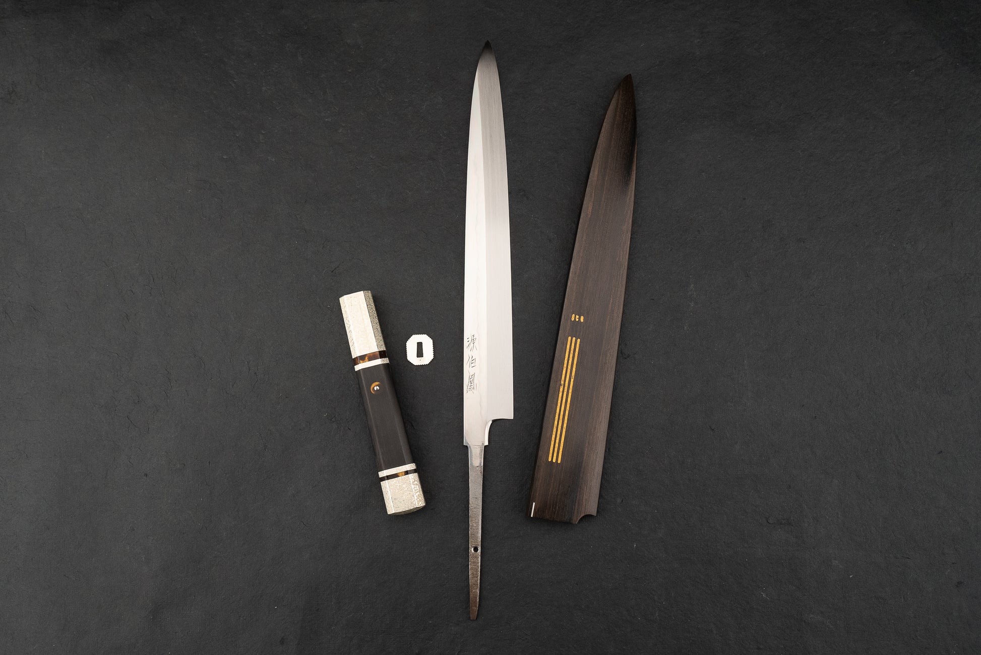 Minamoto Hakuho Genkai Masakuni Mizu Honyaki Yanagiba 270mm from Genkai Masakuni