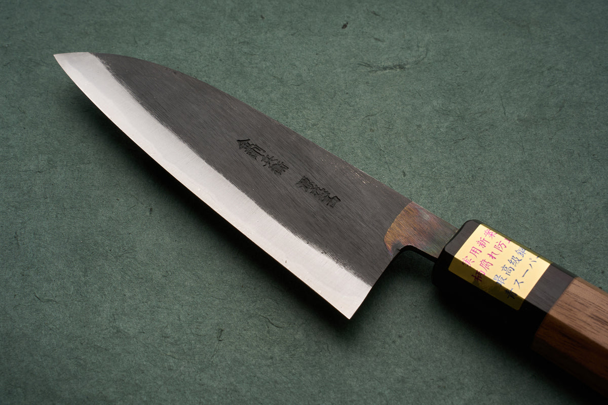 Moritaka AS Kurouchi Santoku 130mm
