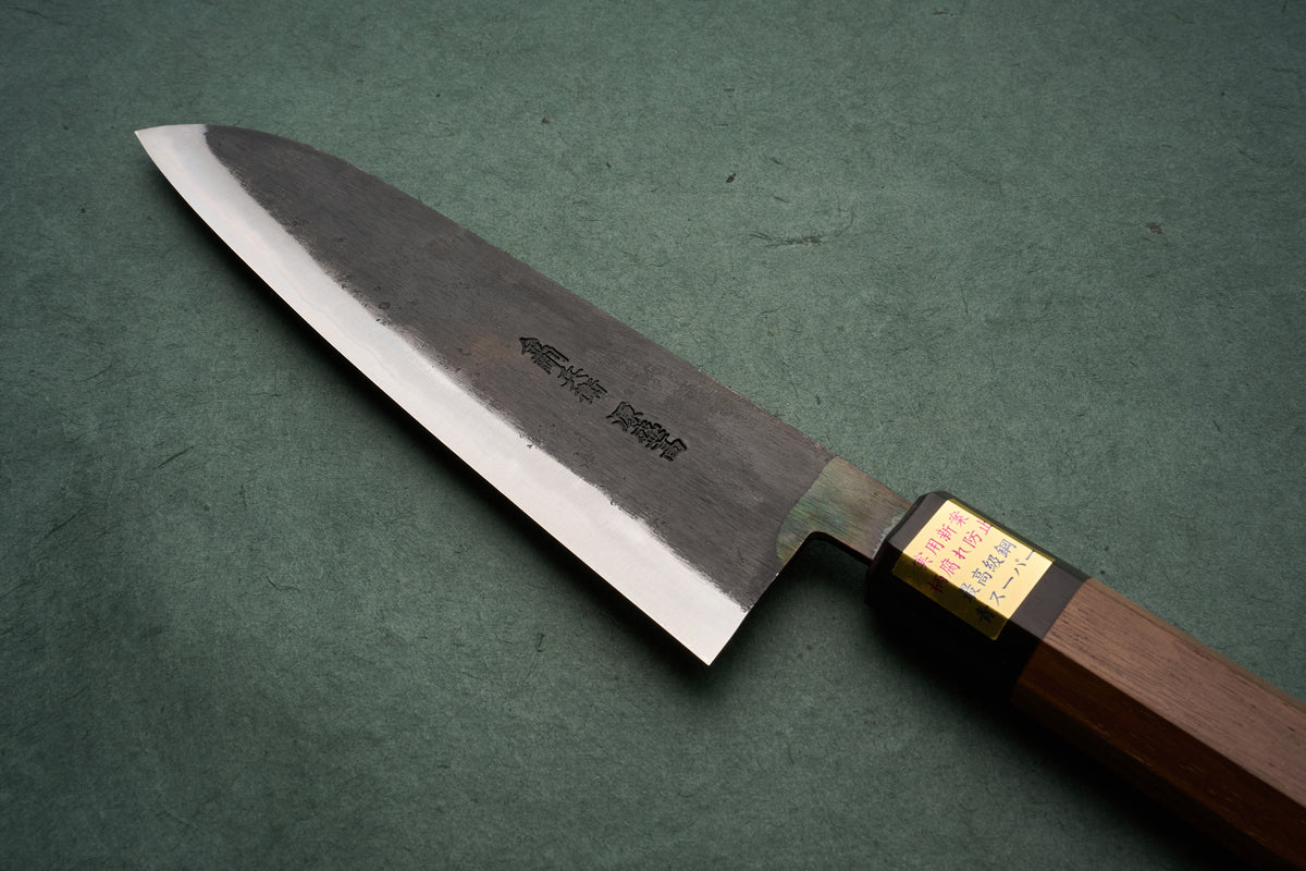 Moritaka AS Kurouchi Santoku 185mm