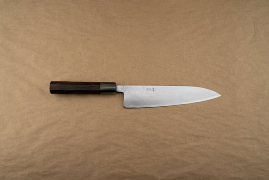 Custom Handle Munetoshi Migaki Gyuto 210mm from Munetoshi Hamono