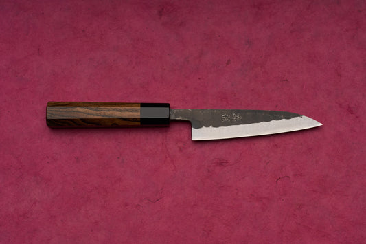 Munetoshi Shirogami Kurouchi Tsuchime Petty 120mm