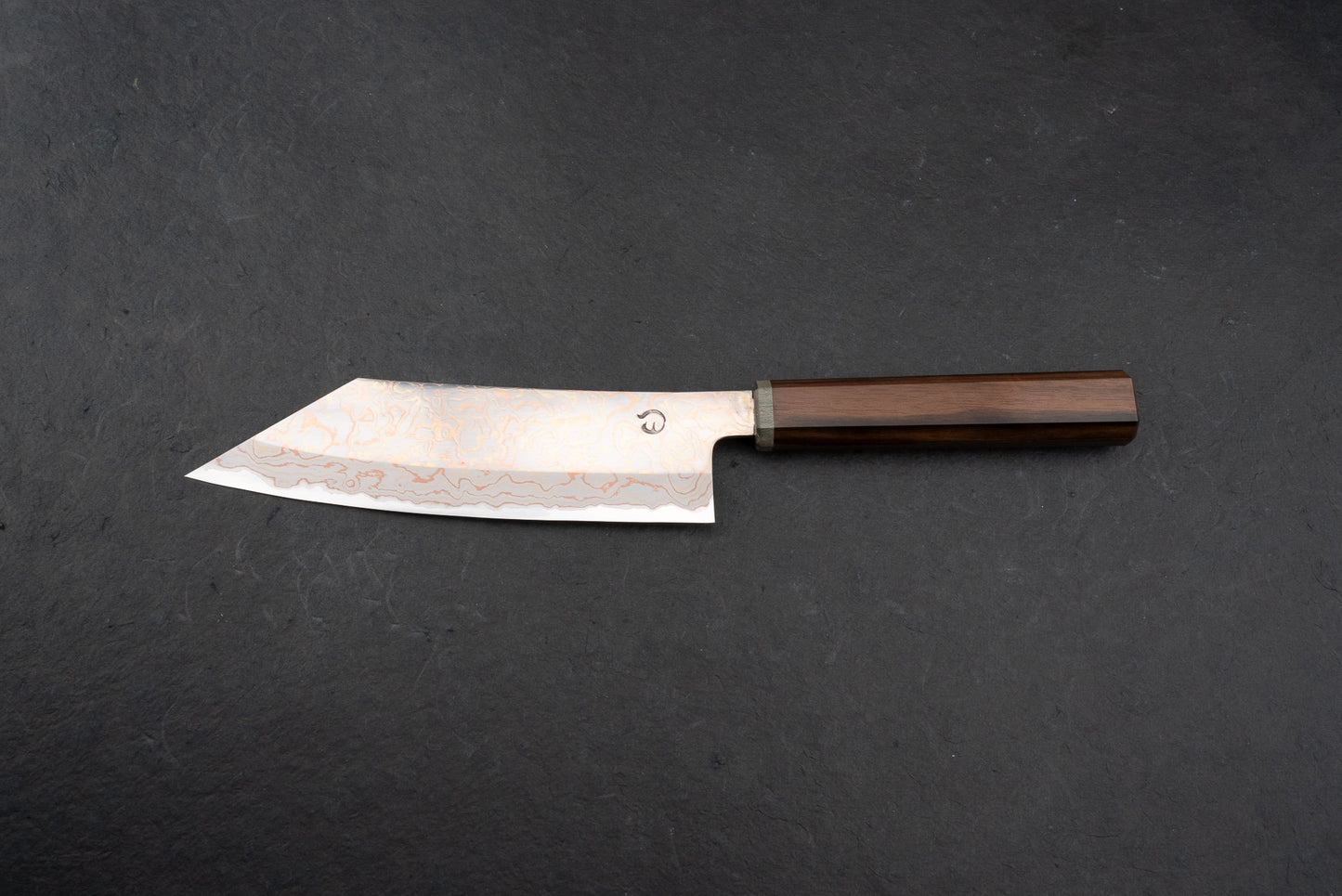 Mutsumi Hinoura V-toku Rainbow Damascus Hakata 180mm