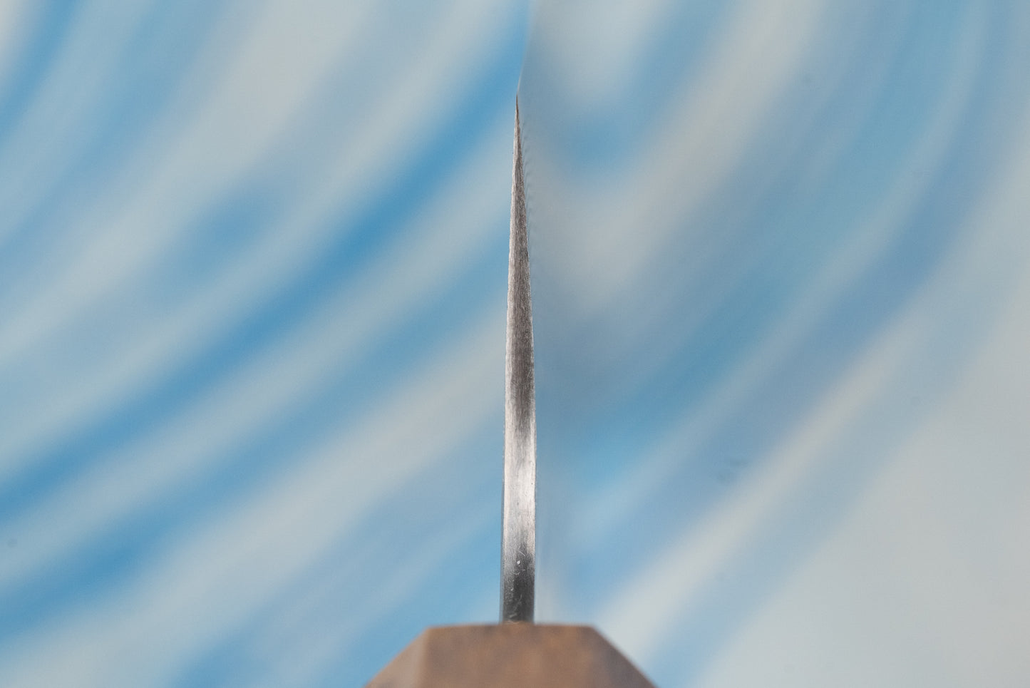 Nigara SPG STRIX Tsuchime Damascus Nakiri 180mm