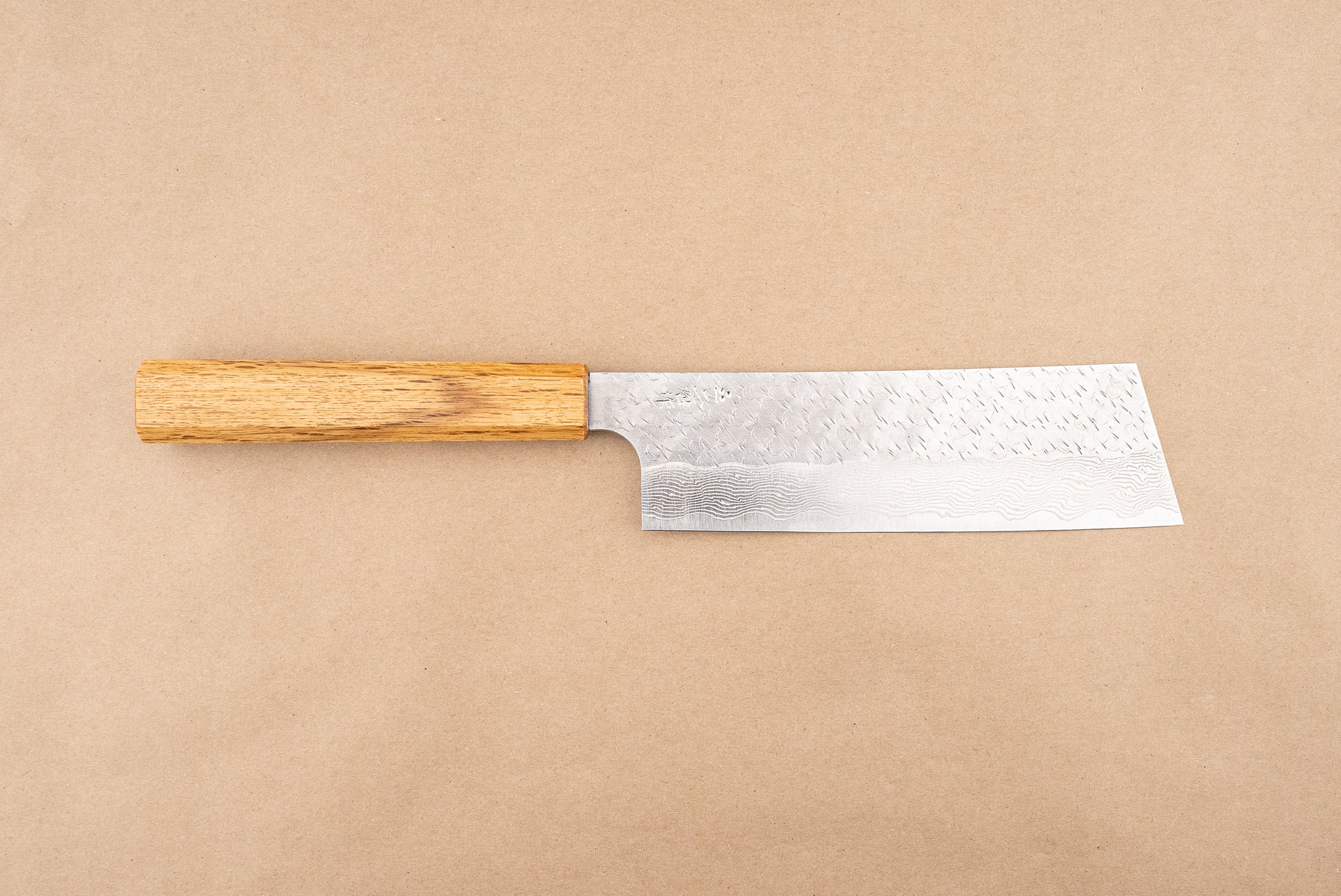 Nigara SPG STRIX Tsuchime Damascus Nakiri 180mm from Nigara Hamono