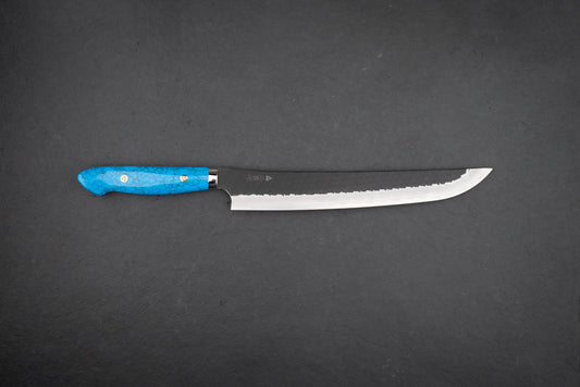 Nigara SG2 Kurouchi Tuschime Western Sakimaru Sujihiki 270mm