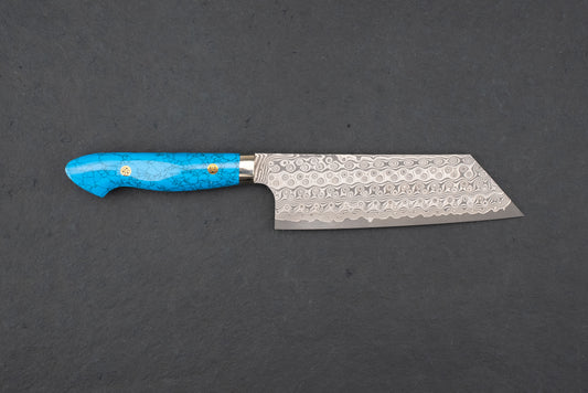 Nigara SG2 Damascus Western Kiritsuke Nakiri 180mm