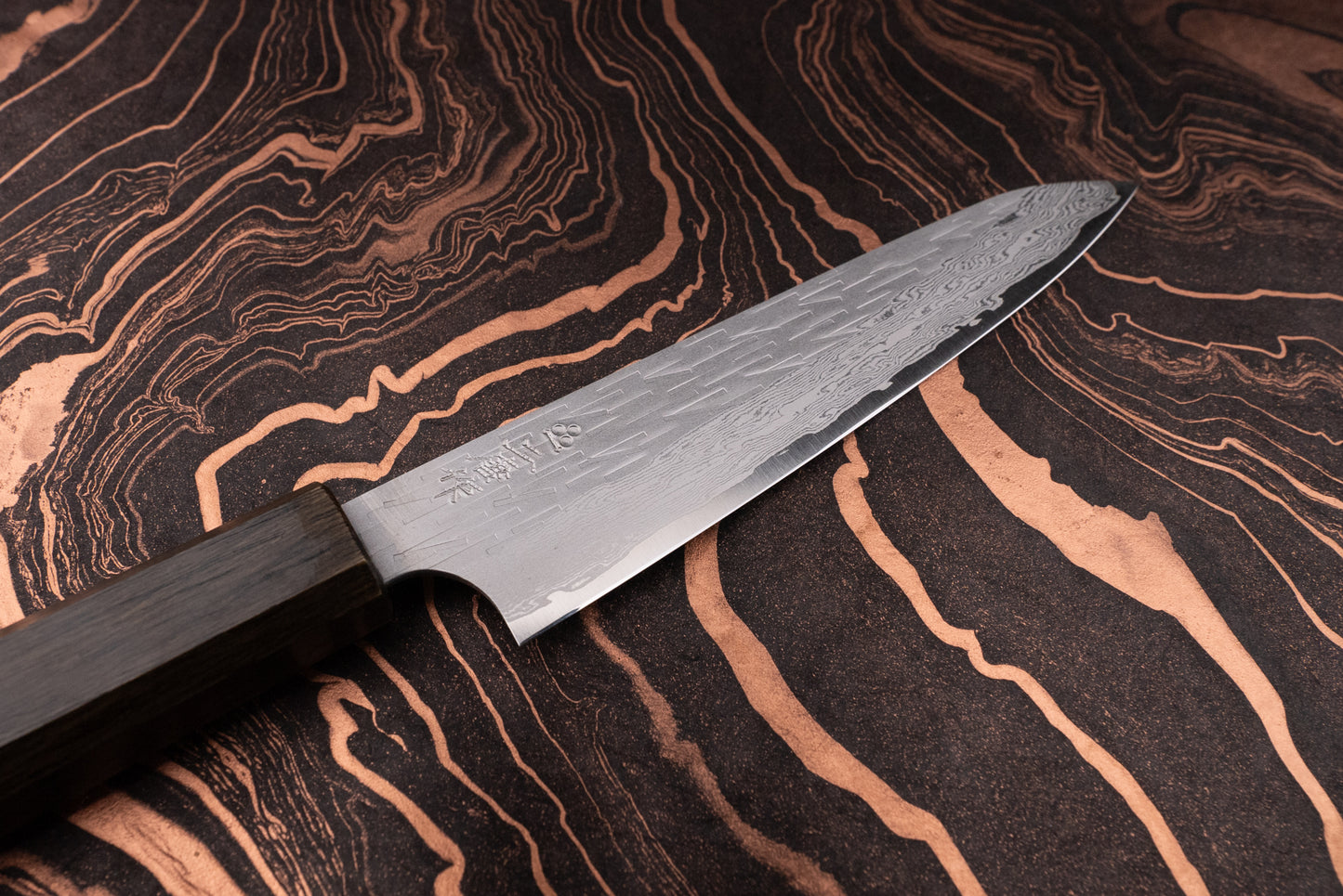 Nigara VG XEOS Tsuchime Damascus Petty 160mm