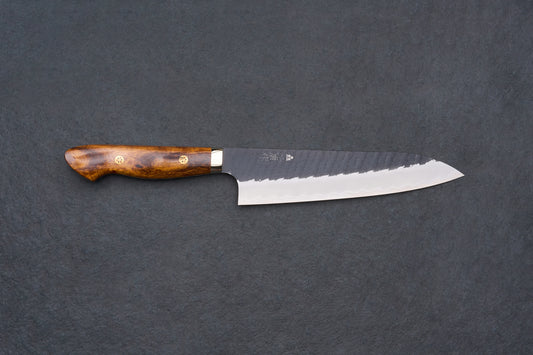 Nigara SG2 Kurouchi Tsuchime Western Gyuto 210mm